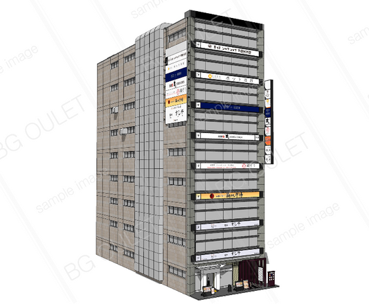 A building with a sushi restaurant