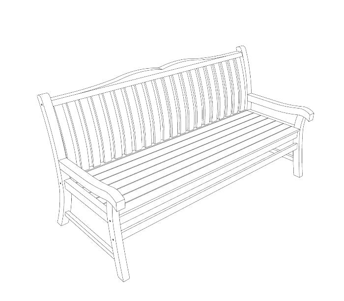 (FREE)公園のベンチ