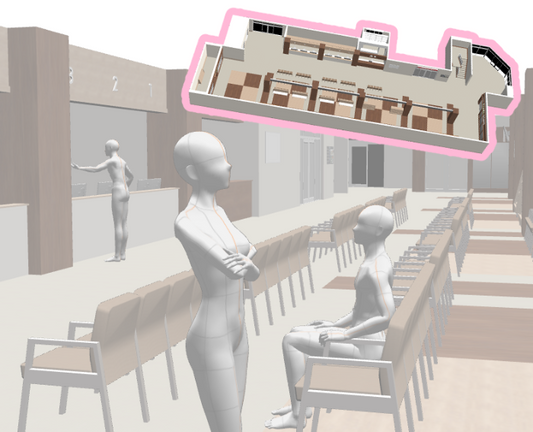 総合病院のロビー_C