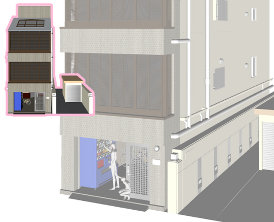 自販機のあるマンション_C