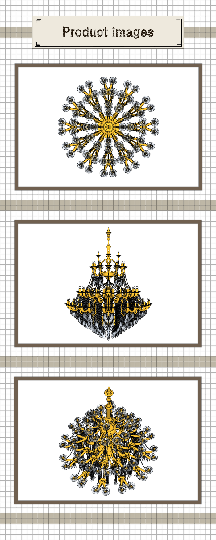 シャンデリア(大)