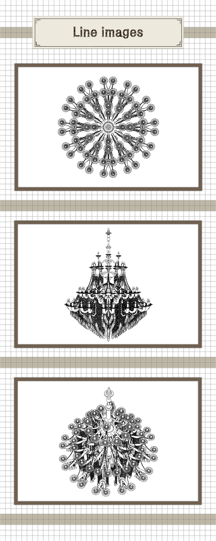 シャンデリア(大)