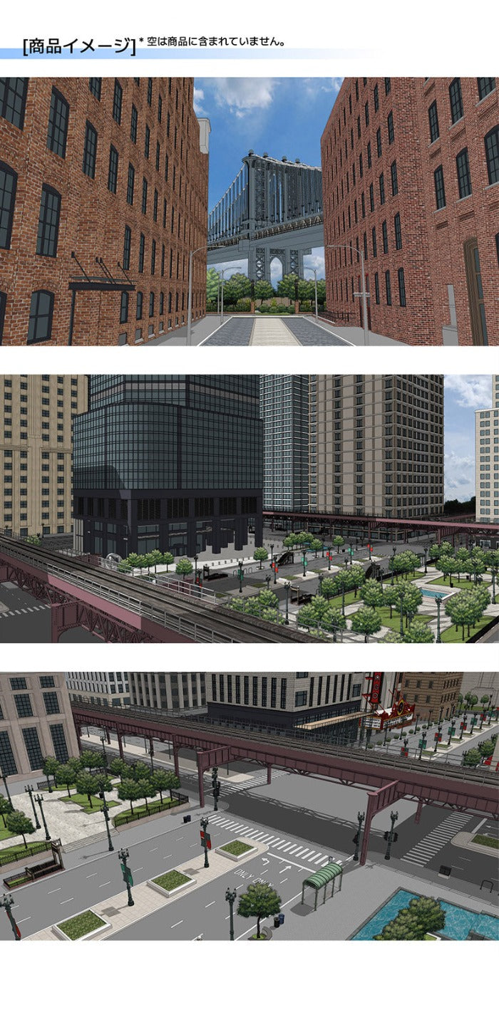 3D漫画素材 マフィアの街.skp