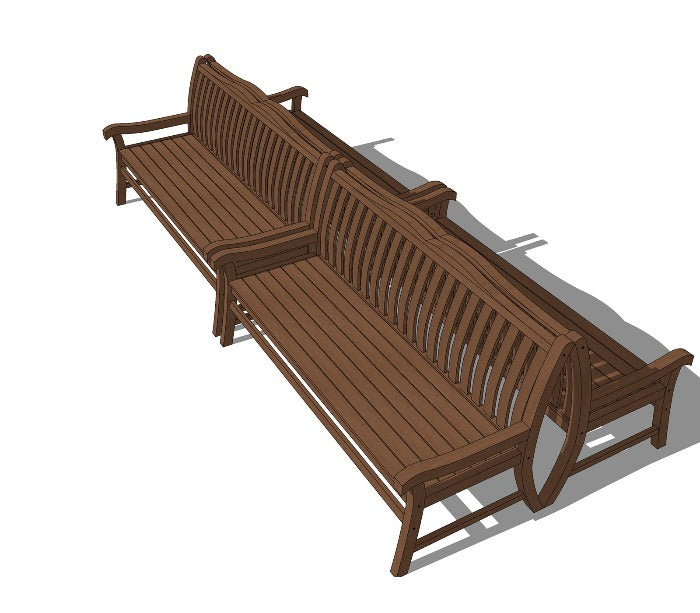 (FREE)公園のベンチ