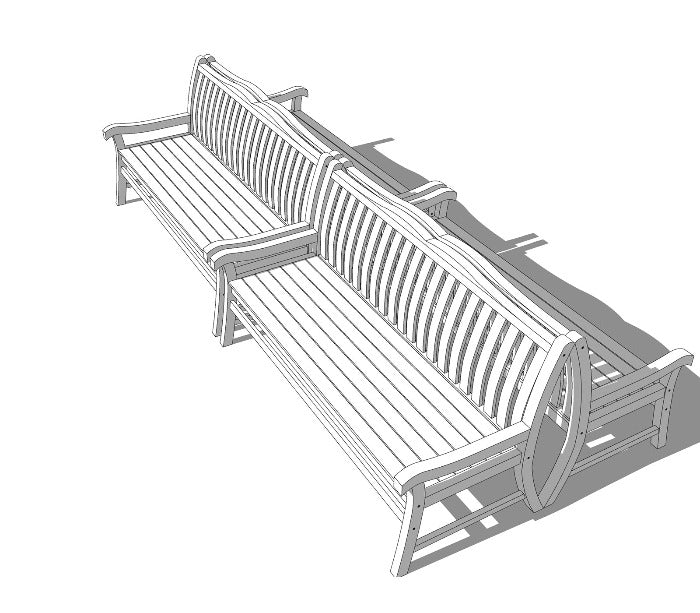 (FREE)公園のベンチ