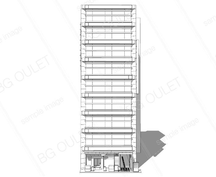 寿司屋のあるビル