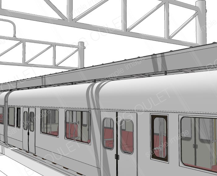 電車とプラットホーム