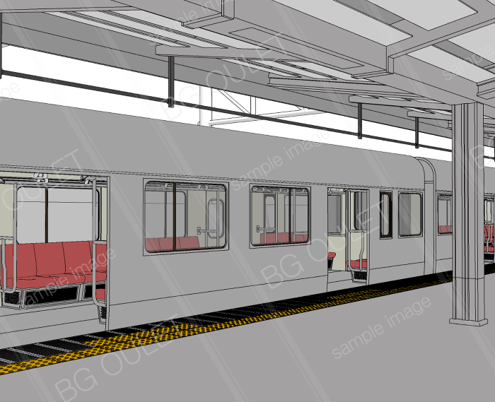 電車とプラットホーム