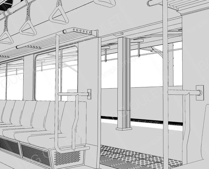 電車とプラットホーム