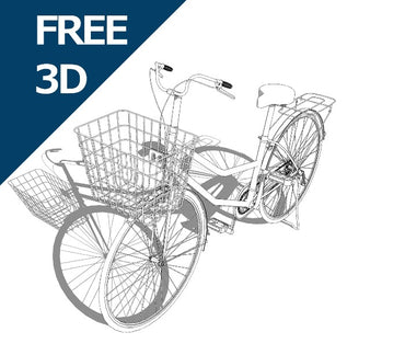 [Free 3D material] Bicycle