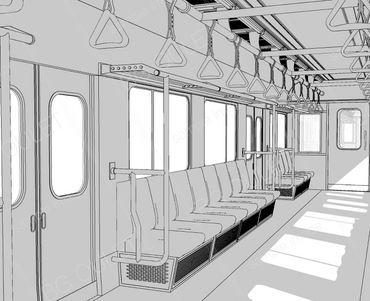 inside the train