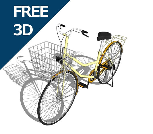 [Free 3D material] Bicycle