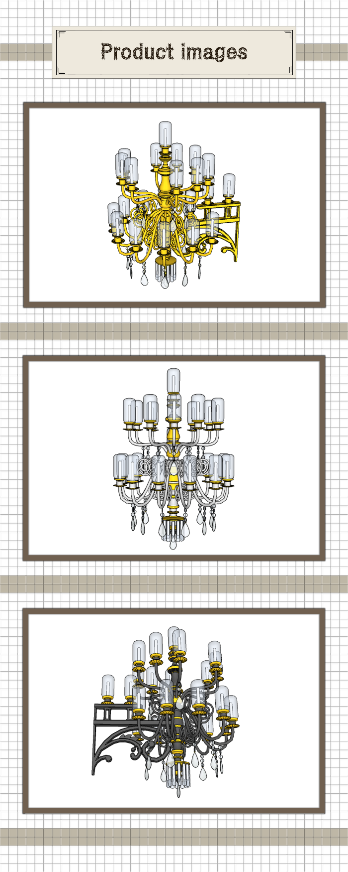 wall hanging chandelier