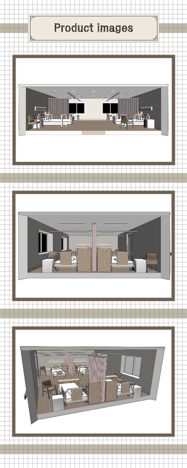 General hospital 4-person room_C