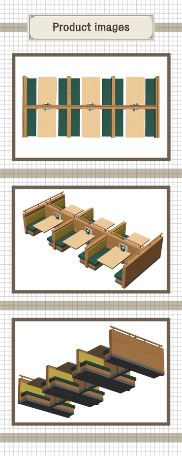 Partition dining room set_C