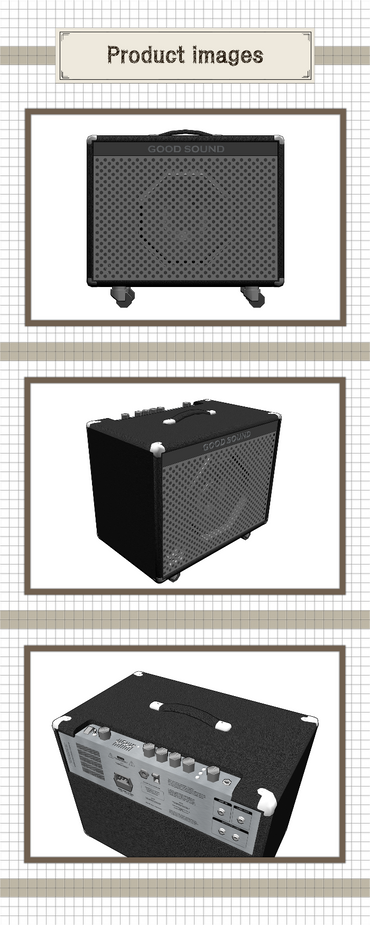 bass guitar amplifier_C