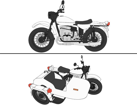 バイクとサイドカー