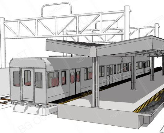 電車とプラットホーム