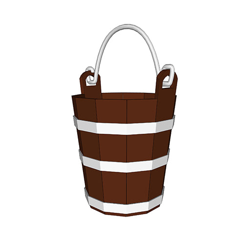 wooden bucket 1