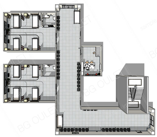 Hospital corridor