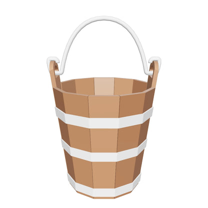 wooden bucket 1